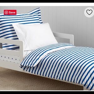 Pottery Barn Kids Stripe Toddler Duvet Cover